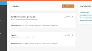 SparkPost screenshot