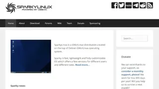 SparkyLinux screenshot