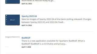 SparkyLinux screenshot
