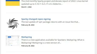 SparkyLinux screenshot