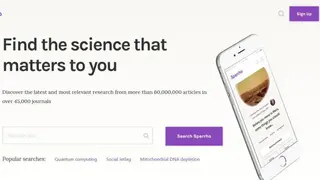 Sparrho screenshot
