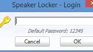 Speaker Locker screenshot