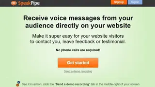 SpeakPipe screenshot