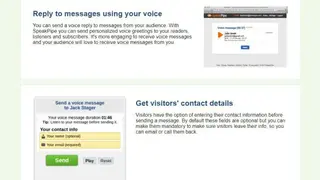 SpeakPipe screenshot