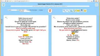 Speechlogger screenshot