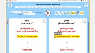 Speechlogger screenshot
