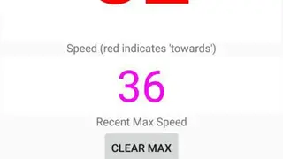 Speed Reporting Radar Gun screenshot