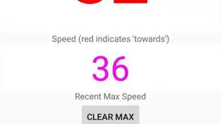 Speed Reporting Radar Gun screenshot