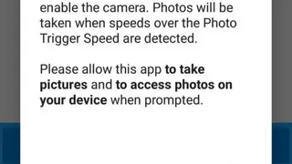 Speed Reporting Radar Gun screenshot