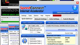SpeedConnect Internet Accelerator screenshot