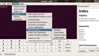 SpeedCrunch screenshot