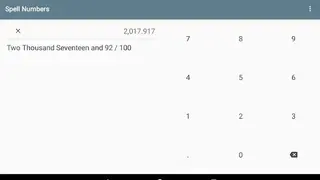 Spell Numbers – A check writing helper screenshot