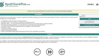 SpellCheckPlus screenshot