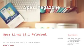 Spez Browser screenshot