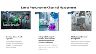 Sphera Chemical Inventory Management screenshot