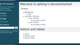 Sphinx Documentation Generator screenshot
