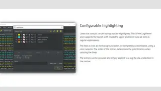 SPHW LogViewer screenshot