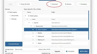 SpiderOak One Backup screenshot