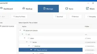 SpiderOak One Backup screenshot