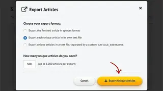 Spin Rewriter screenshot