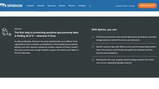 Spirion screenshot