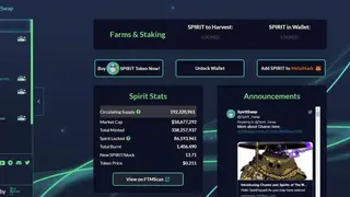 SpiritSwap screenshot