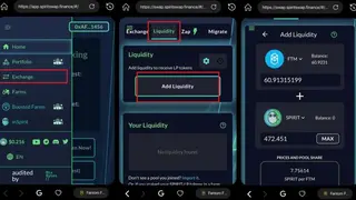 SpiritSwap screenshot