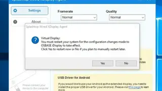 Splashtop Wired XDisplay screenshot