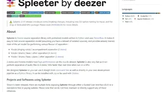 Spleeter screenshot