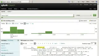 Splunk Log Management screenshot