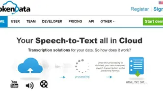 SpokenData screenshot