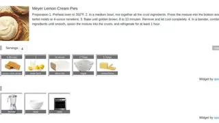 Spoonacular food API screenshot