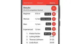 SPORTident Orienteering screenshot