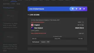 Sports NDTV Live Scores screenshot