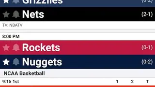 Sports Scores screenshot