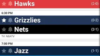 Sports Scores screenshot