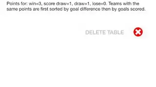 SportsTables League Manager screenshot