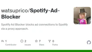 Spotify ad blocker screenshot