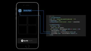 Spotify API screenshot