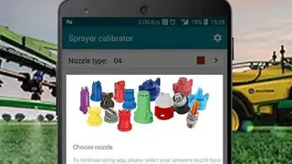 Sprayer calibrator screenshot