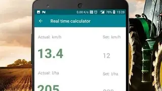 Sprayer calibrator screenshot