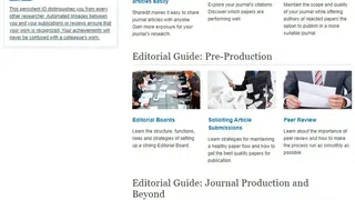 Springer Authors & Editors screenshot