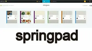 Springpad screenshot