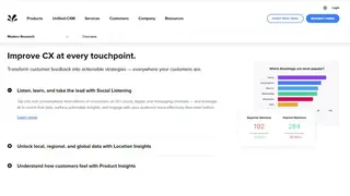 Sprinklr Modern Research screenshot