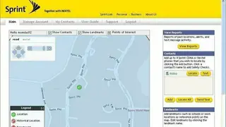 Sprint Family Locator screenshot