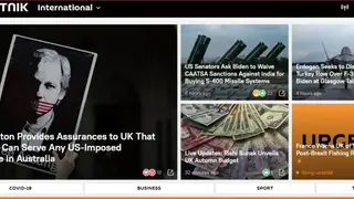 Sputnik News screenshot