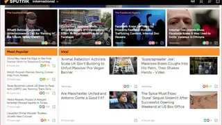 Sputnik News screenshot