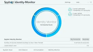 Spybot Identity Monitor screenshot