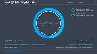 Spybot Identity Monitor screenshot
