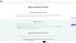 Spybot Identity Monitor screenshot